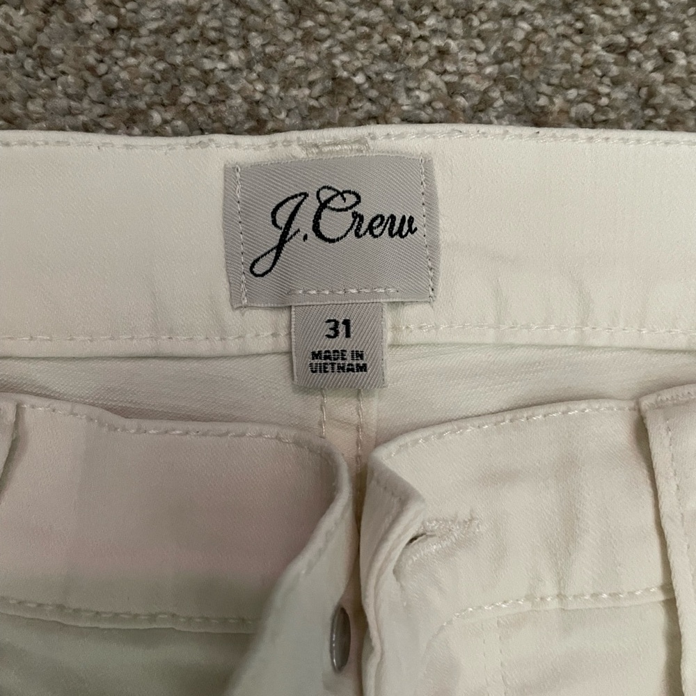 J. Crew Cream Denim Jeans - Picture 2 of 4